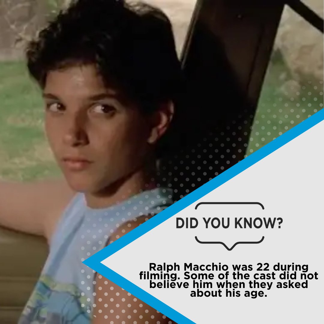 Did you Know?-Ralph Macchio was 22 during filming of The Karate Kid . Some of the cast did not believe him when they asked about his age.

#waxonwaxoff #karatekid #actionmovie #movies #80smovies  #80s #didyouknow #trivia #Classicmovie #DidYouKnowThat