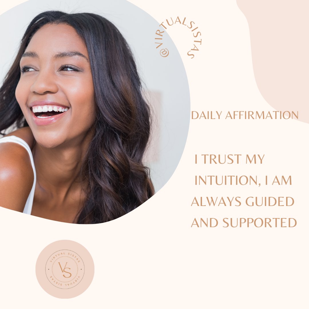 ✨Daily Affirmation✨
.
I trust my intuition, I am always guided and supported
.
.
.
.
.
.
.
.
.
#virtualsistas #virtualassistant #virtualassistantservices #virtualassistantlife #workfromanywhere #workfromhomelife #vacoach #virtualassistantcoach #virtualassistantcoaching