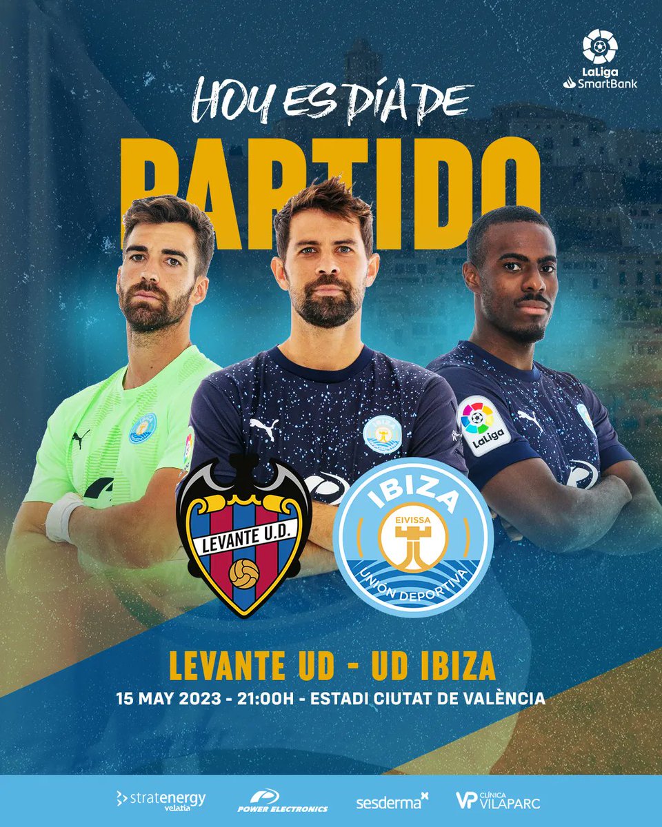 La Liga Smartbank, Jornada 40
15/05 21:00h
Levante-Ibiza
Toca disfrutar del partido contra uno de los mejores equipos de la categoría.
A por todas💪💪
<a href="/GermaPb/">Germán Parreño</a>