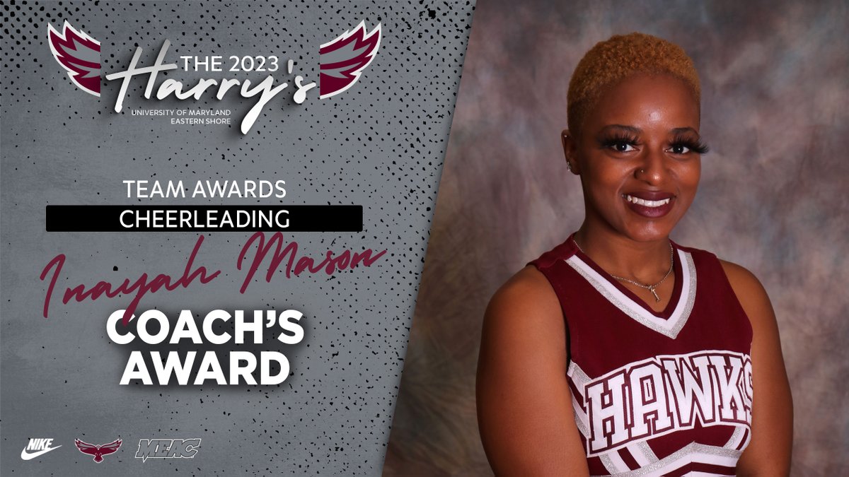 UMESHawkSports's tweet photo. Earning the Coach's Award, congrats to Inayah Mason!! #HawkPride https://t.co/uj1c1qOO1Y