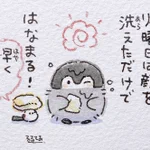 火曜日は洗顔ミッション!顔を洗えただけではなまるのコウペンちゃん!