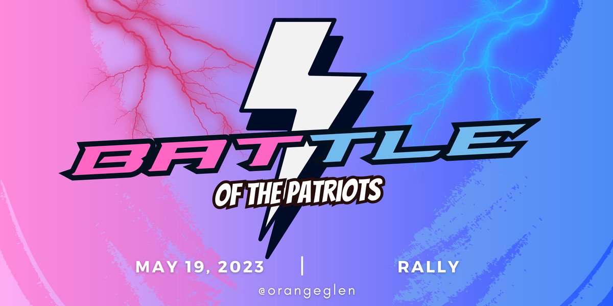 ITS FINALLY TIME 😱😱 Our Battle Of The Patriots Rally is THIS Friday 🥰 Make sure to wear BLUE OR PINK 😜