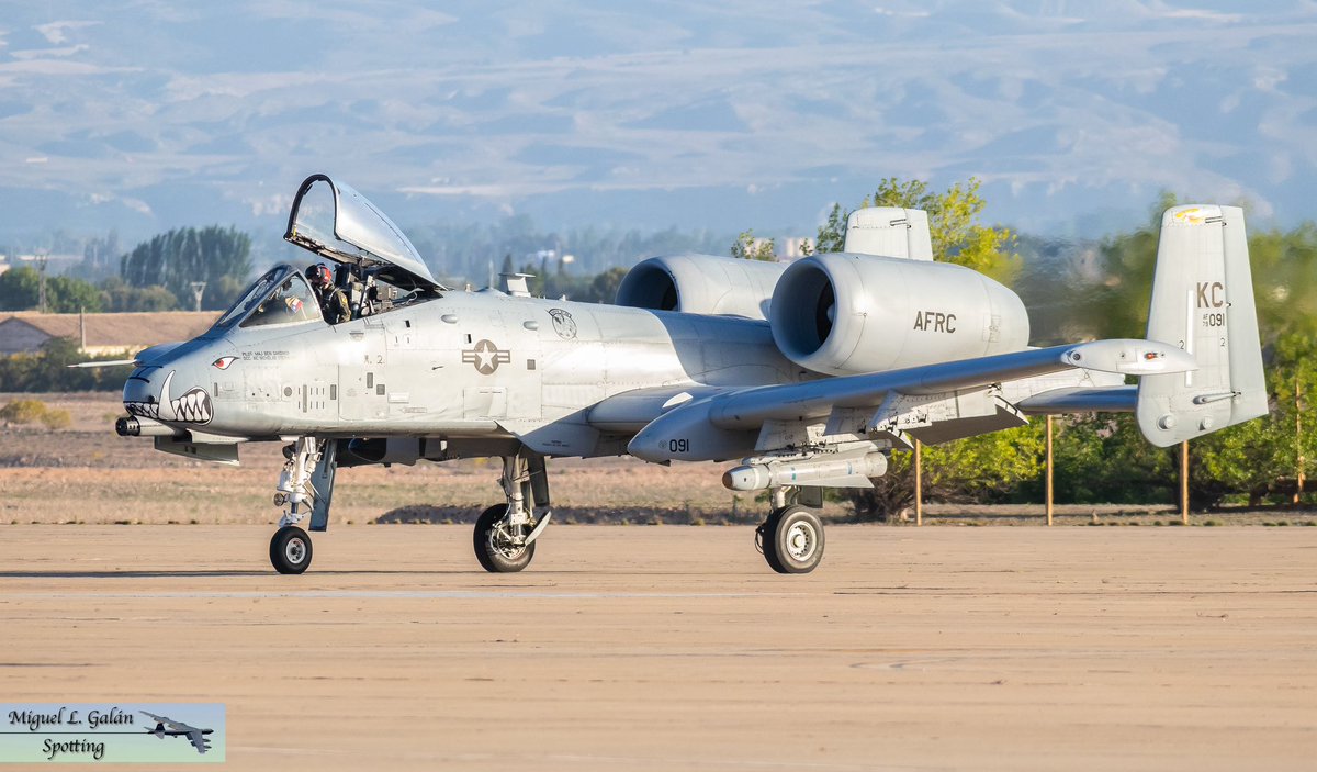 OzpSvlSpott's tweet image. Mission successfull!! A-10C Thunderbolt II, Swift Response 23. LEZG, mayo 2023. @usairforce @HQUSAFEAFAF #a10thunderbolt #swiftresponse23 #avgeek #planespotting #aviationlovers
