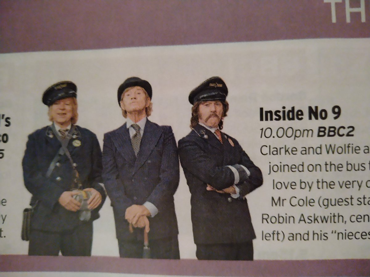 Inside No.9 with Robin Askwith and a nod to On the Buses...this is fantasy stuff 😄 #Robin_Askwith #CarryOn #OnTheBuses