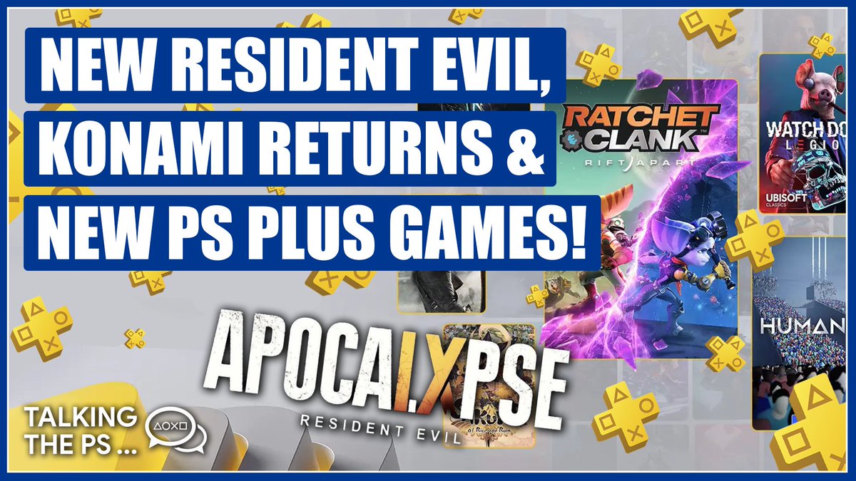 GamerGuildTV's tweet photo. Big potential game news for #PlayStation this week!

#ResidentEvilApocalypse rumours!🤫
#MetalGearSolid &amp; #Castlevania return?🦇
New #PlayStationPlus Games and more...

Talking The PS #48 - Available Now 👇
https://t.co/EMKT0L7l9h https://t.co/IAPtMHLz1Z