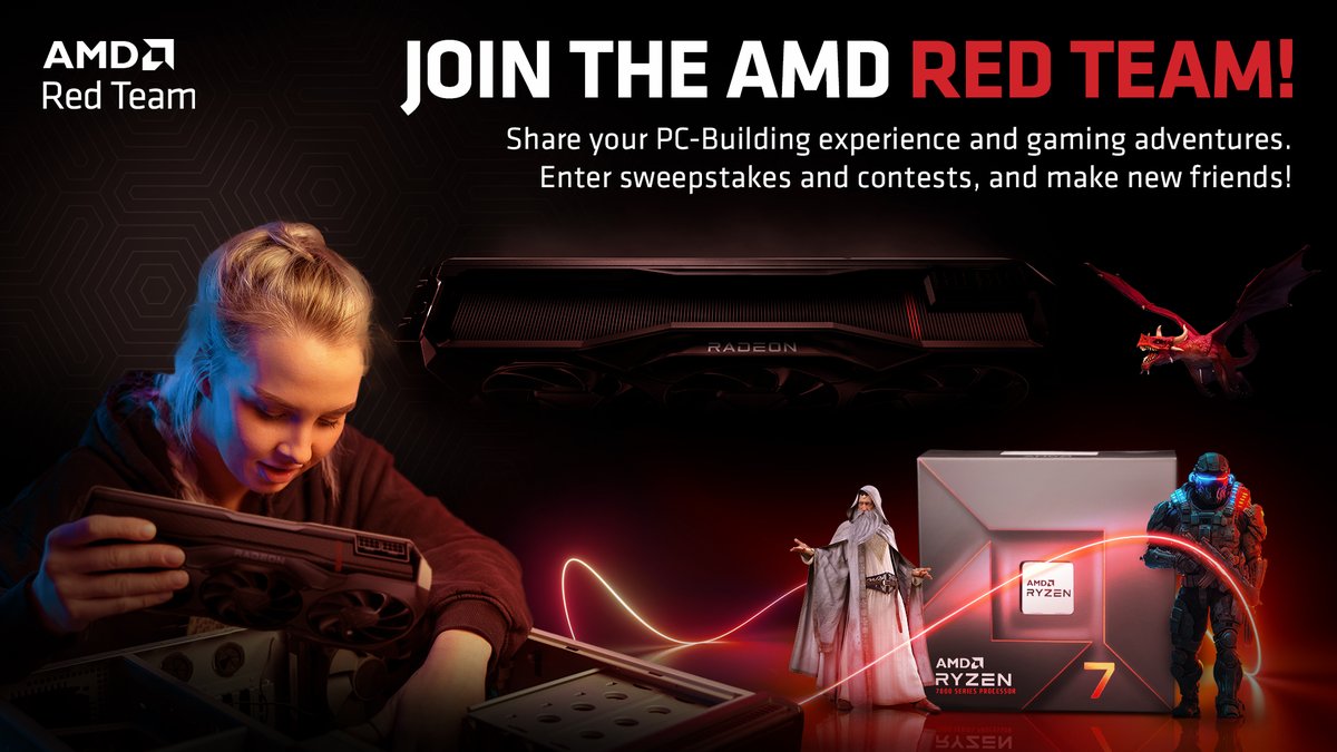 AMD Gaming on Twitter "If you enjoy gaming, building PCs, or sharing