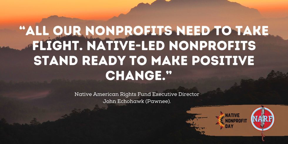 NDNrights's tweet image. This Friday is #NativeNonProfit Day! Native Nonprofit Day is a giving initiative aimed at increasing support for Native-led organizations nationwide. Give now: secure.narf.org/page/105262/do… 

#GiveNative #SupportNativeLed