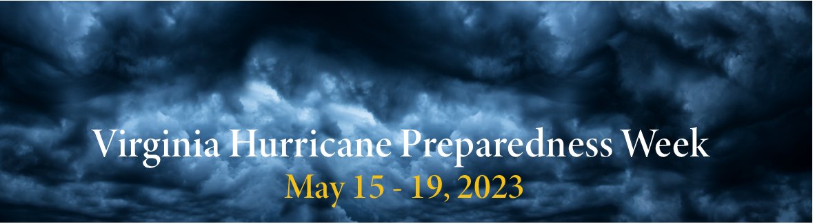 ReadyPWC's tweet photo. Virginia's Hurricane Preparedness Week begins today! Be sure you're ready for anything that hurricanes may bring your way. For information on hurricane preparedness visit https://t.co/bVlXEywqTK #ReadyPWC #GetReadyVA https://t.co/TMiavCpJJk