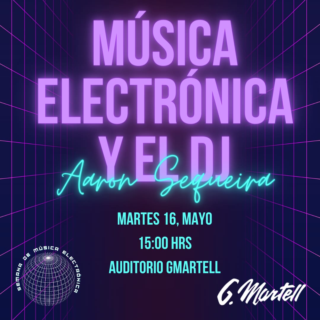 Los esperamos mañana a las 3pm en GMartell para la presentación del libro "La #MusicaElectronica y el #DJ".

También habrá transmisión en vivo desde su página. 

#MusEle #Libros