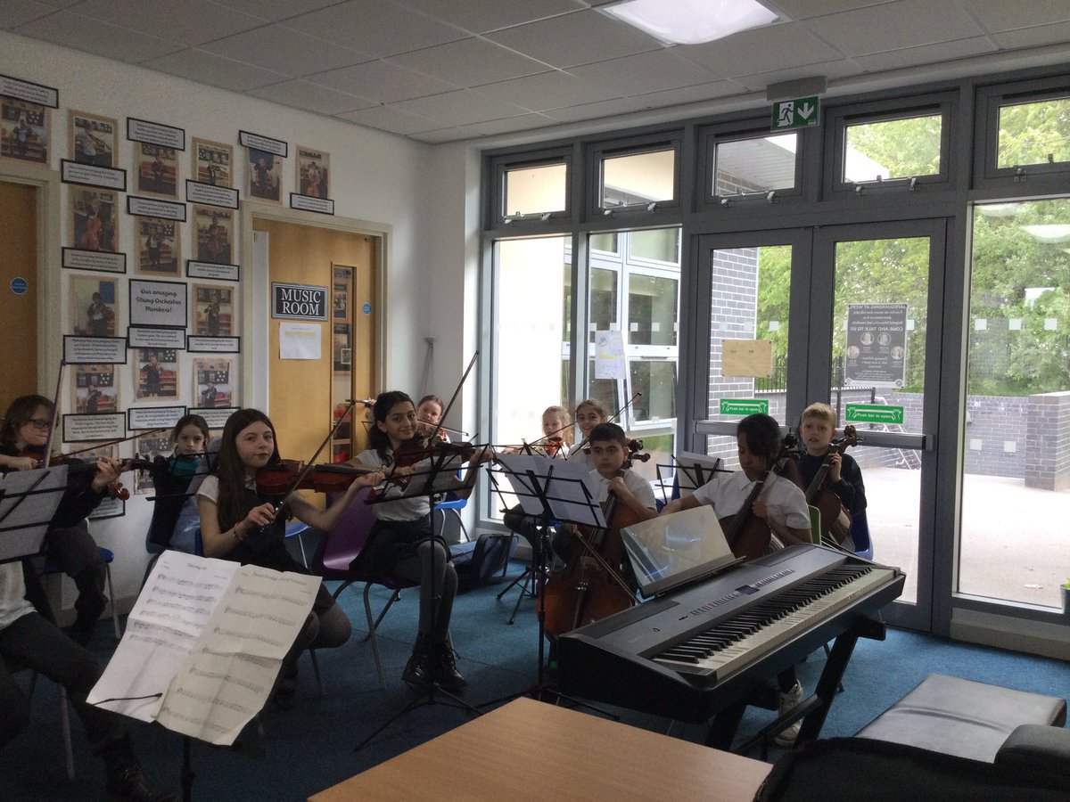 We were so happy to finally have a Monday again! String Orchestra and String Academy BACK ON! @WCommonPS