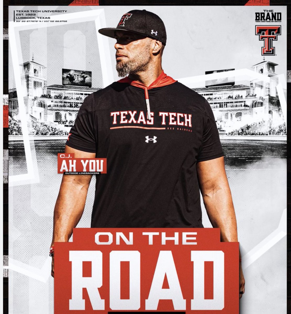 Thanks to @CoachAhYou @TexasTechFB for stopping by to see some @MacHighlanders today!!!