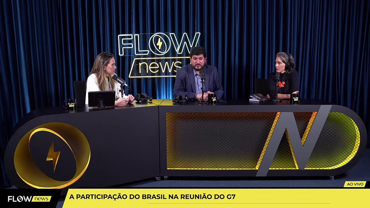 rede_pc's tweet image. Acompanhando aqui o #FlowNews