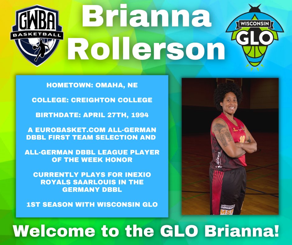 Please give a warm welcome to our newest member of the Wisconsin GLO.... Brianna Rollerson!!! We're so excited to have you and can't wait to get started! 💪💙 #oshkosh #letsglo #womensbasketball