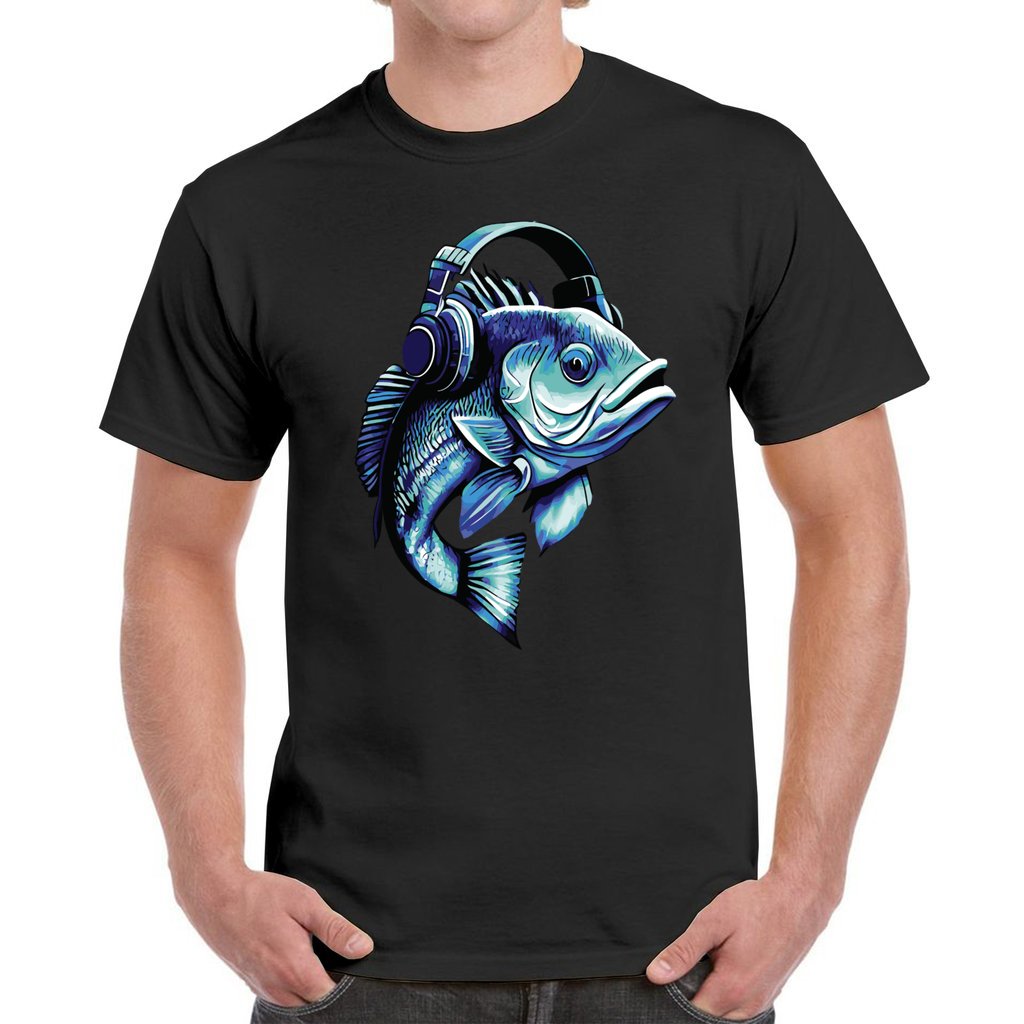 afiasephyna's tweet photo. 🔥 Fun &amp; Cool Design Of A Bass Fish wearing headphones Unisex Tee. This is an ideal gift for yourself, music lovers, family, &amp; friends. Store link in bio for purchases. 
#tshirtshop #tshirt #tshirtprinting #tshirts #clothingstore #clothing #fashion #printondemand https://t.co/EREcD5vcIy