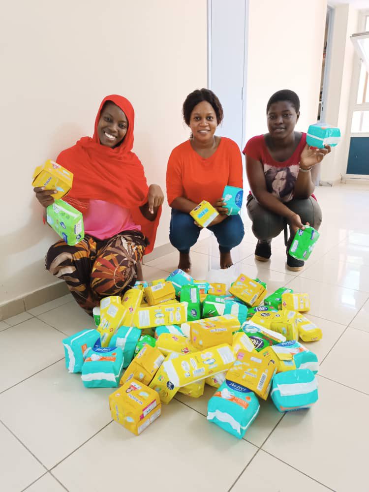 pscientificsis's tweet photo. In preparation for the upcoming World Menstrual Hygiene Day on May 28, 2023, the <<Pole Scientifique Sister's Network>>, has launched a campaign to collect sanitary pads in some supermarkets in Bingerville and the surrounding area. https://t.co/JdJoj2RmKq
