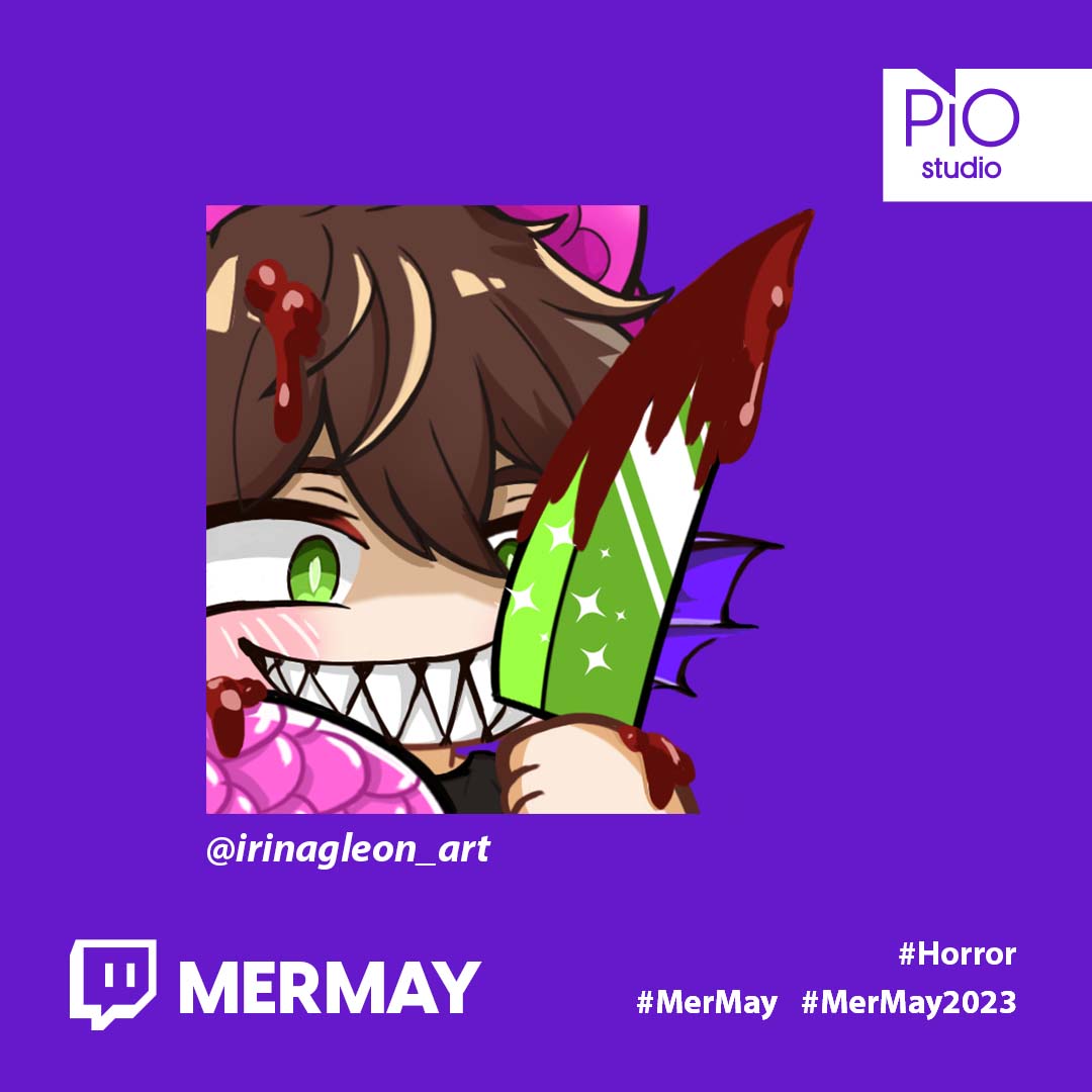 Pio_Studios's tweet photo. 🩸🩸🩸🩸
Day 15
@mermay_official challenge

🔪🔪🔪🔪🩸🩸🩸🩸
#Horror
🔪🔪🔪🔪🩸🩸🩸🩸

#pio_studios #MerMay #MerMay2023 #mermay2023 #mermaids #kill #blood #trident #murder #killermermaids #twitch #twitchemotes #emote #emoteaddict https://t.co/cydGFsB1LZ