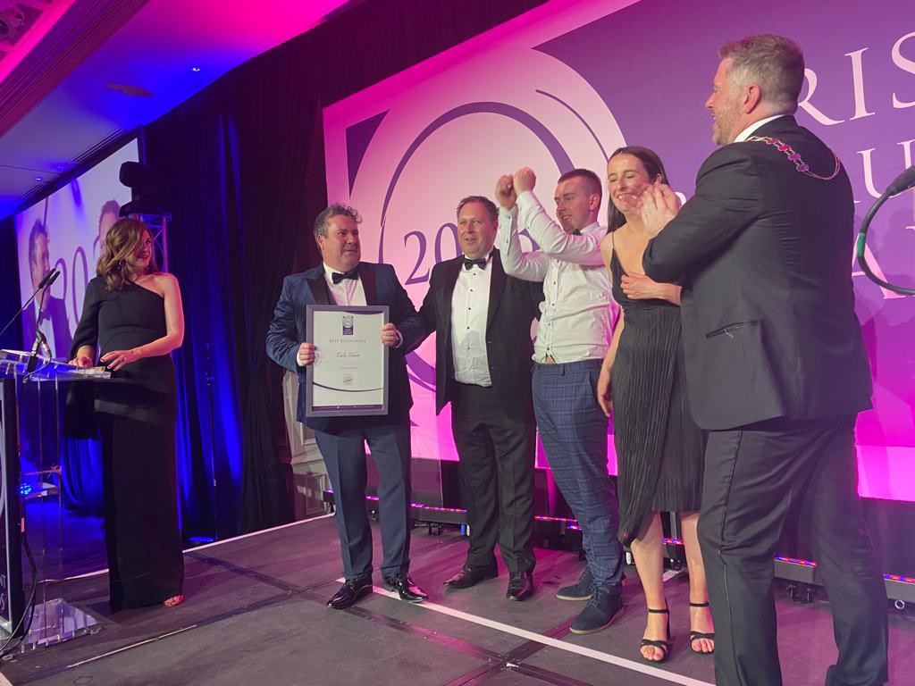 I simply can’t believe this such a achievement it’s a team effort @EalaBhanSligo but to win Connaught and be in the top 5 restaurants in Ireland 🇮🇪 is simply unreal @restawards no words and a few tears 🥹