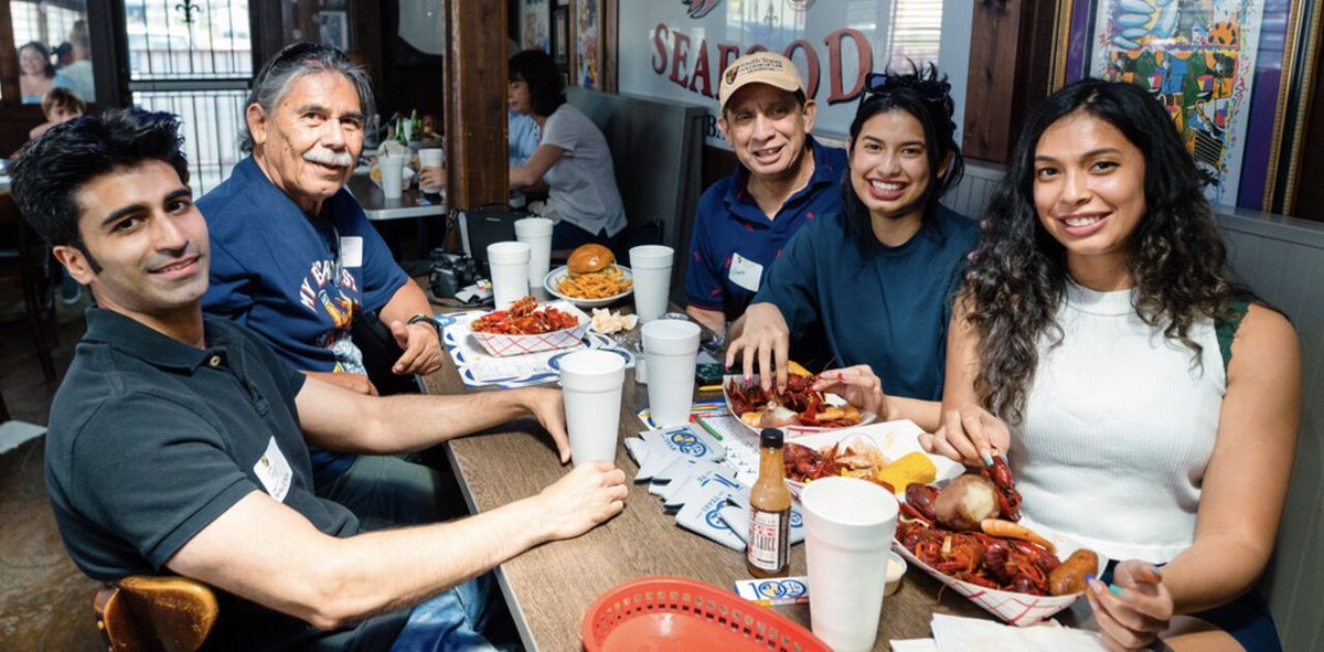 STCL_Houston's tweet image. About 150 STCL Houston alumni, students, staff, faculty, and friends enjoyed the STCL Houston Alumni Association Crawfish Boil last Friday night at Ragin’ Cajun, featuring great food, great music, and great conversations! #stclalumni #stclhouston #stclgrad #stcl100