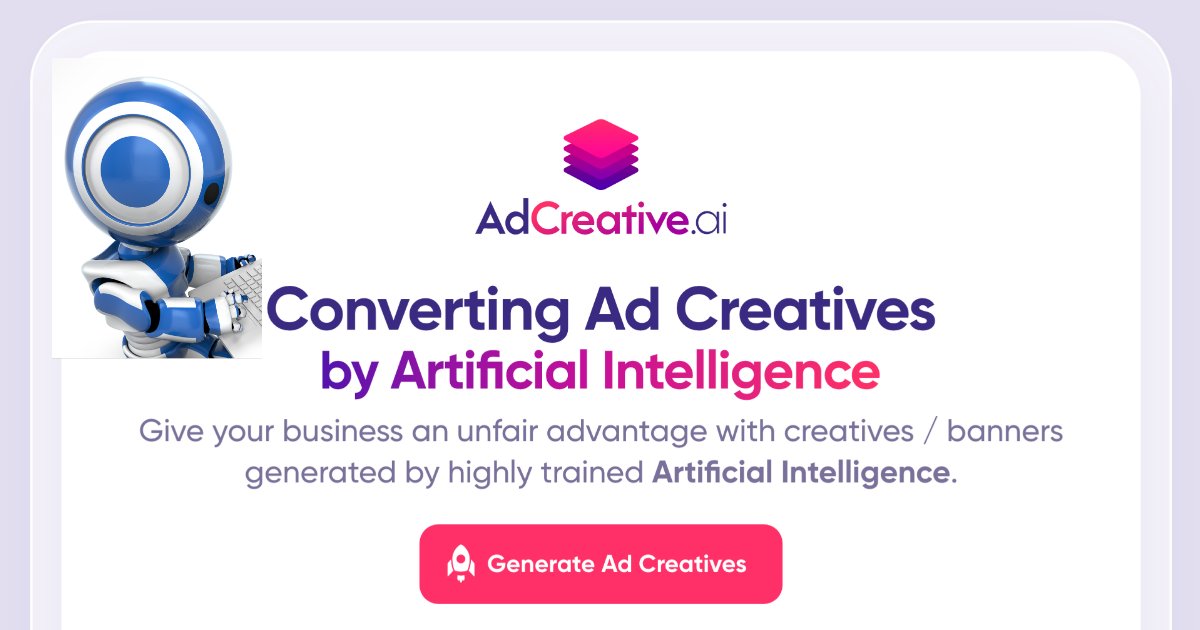 mbm_online's tweet image. Say goodbye to traditional ad content creation and hello to AdCreative AI! tinyurl.com/2upnx9ez🤖👋 #AdCreativeAI #Advertising #AI #Marketing #Personalization #Engagement #ROI