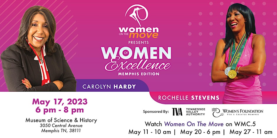 Women's Foundation (@WFGM_ORG) on Twitter photo 2023-05-15 22:21:54 We are proud to sponsor the Memphis Edition of Women of Excellence celebrating #CarolynHardy and #RochelleStevens! Join us on Wednesday, May 17 from 6-8 p.m. at MOSH. This is a free event but registration is required on Eventbrite. Bit.ly/WOTMMemphis We are proud to sponsor the Memphis Edition of Women of Excellence celebrating #CarolynHardy and #RochelleStevens! Join us on Wednesday, May 17 from 6-8 p.m. at MOSH. This is a free event but registration is required on Eventbrite. Bit.ly/WOTMMemphis