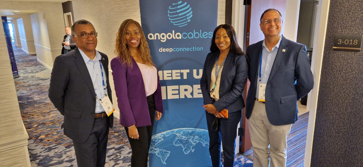 angola_cables's tweet photo. ITW day #1 is pumping!

Here's some of our partners that have visited our meeting rooms.

Team is busy! Let's keep it 💯!

Congo Telecom MTN Infinera 

#TelCables #angolacables #deepconnection #ITW2023 https://t.co/iYNpRQyWUN