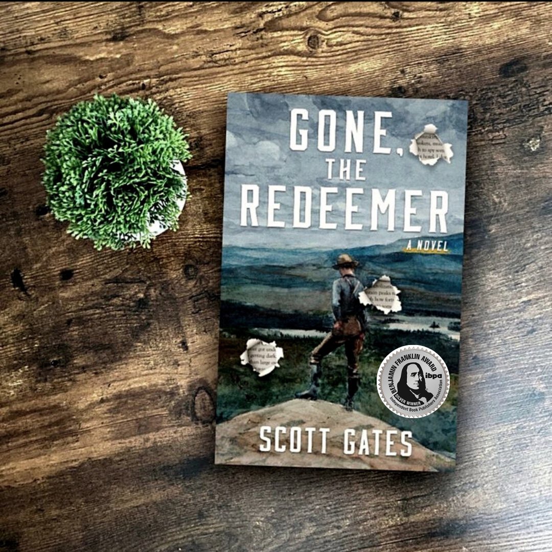 BlueInkPress's tweet image. Congratulations to @scottmgates! His latest release, Gone The Redeemer, was a 2023 Benjamin Franklin award silver medalist in the historical fiction category! 

Yay, Scott! 🎉