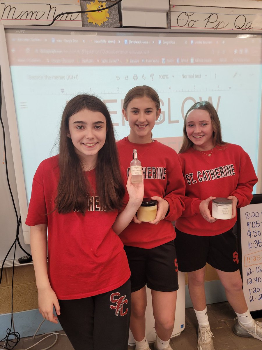 LeenKathi's tweet photo. Students were creative completing their Shark Tank project. There were a few sharks that made offers. https://t.co/FGP8t0EeRc