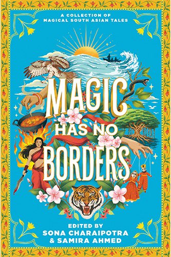 So excited to have my gender swapped Karna (from the Mahabharata) story in this wonderful collection edited by the brilliant @sam_aye_ahm and @sonesone2 and including so many other wonderful Desi fantasy authors! Book release May 23! preorder here: magichasnoborders.com
