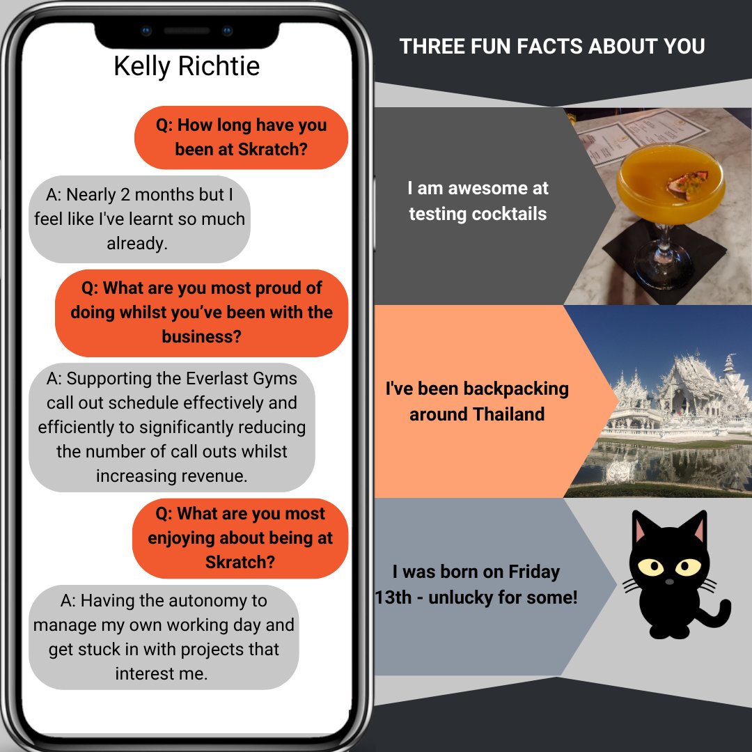 Skratch_UK's tweet photo. Meet the Team Monday!

Introducing Kelly Richtie who joined Team Skratch recently and is already making waves supporting scheduling, projects, and keeping Skratch's Project Managers on form. Great to have you on board, Kelly!

#TeamSkratch #MeetTheTeam #MeetTheTeamMonday https://t.co/UTJmeUrHtB