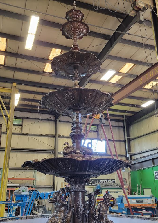 JeffStonehill's tweet photo. #Chambersburg #MemorialSquare Fountain has passed its final test. Shortly, it will be ready for preparation in order to transport it back to the Borough for reinstallation. We will all be happy to welcome our fountain back to the center of our community.
@DowntownCburg https://t.co/nMM0kXOzCW