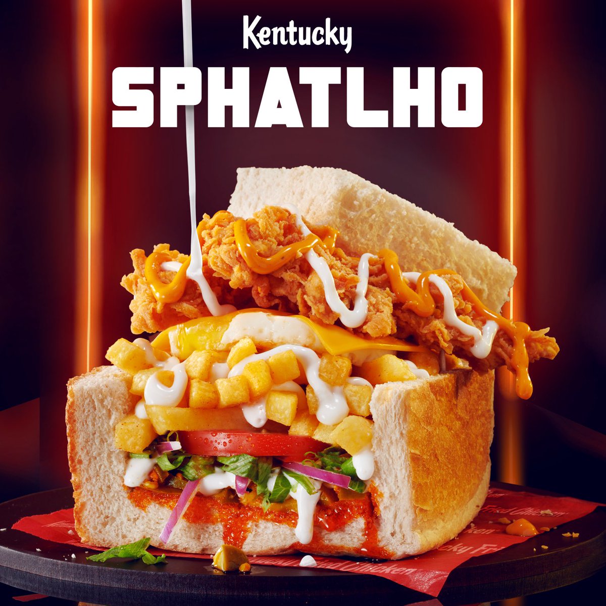 We can’t hold it in anymore, the limited edition #KentuckyTown Pitori menu is HERE! 

Cav' the deliciousness 🤤 (A thread)

First up, the Kentucky Sphatlho!