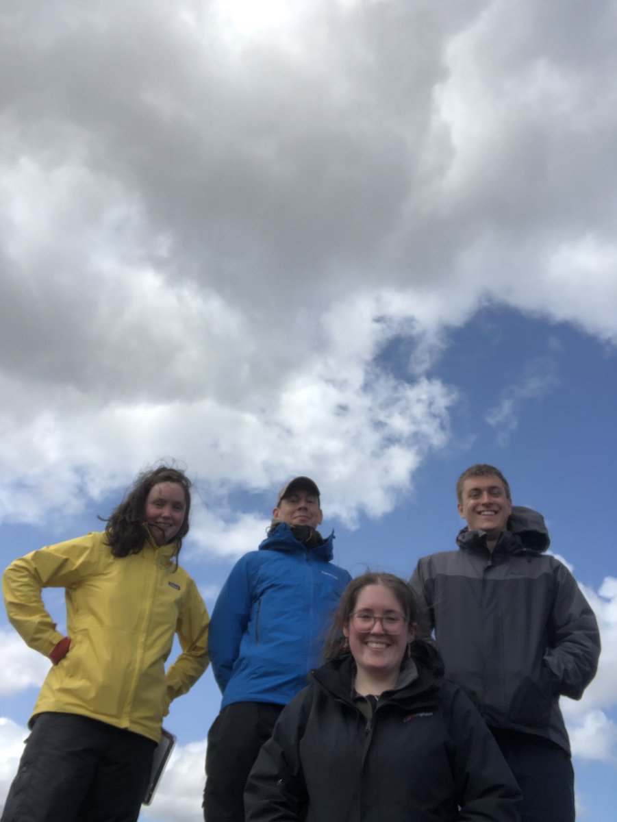 First day of fieldwork complete 🤝 massive thanks to <a href="/PeteOnPeat/">Dr Peter J. Gilbert</a> <a href="/WPallier/">Will Pallier</a> and Emily!