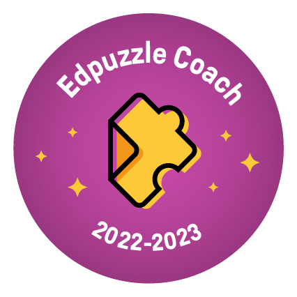 I am now an Edpuzzle Coach! Thank you <a href="/edpuzzle/">Edpuzzle</a> for the great PD! I am excited to share the new ideas I got while completing this course. Always amazed by what Edpuzzle can do! #edpuzzle #CFEVS