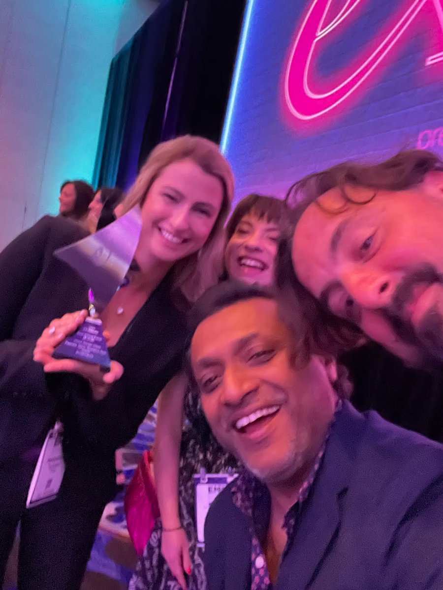 vatominc's tweet photo. Three, count ‘em, THREE awards for the Accelerate23 Beyondverse experience, an effort from @GoogleCloud, @GramercyTech, &amp; @OpusAgency built on our platform, this week at the 2023 Ex Awards, including the top award for Best Virtual Event (B-To-B): https://t.co/jXEz1SUCPS https://t.co/r8oVJ357PQ