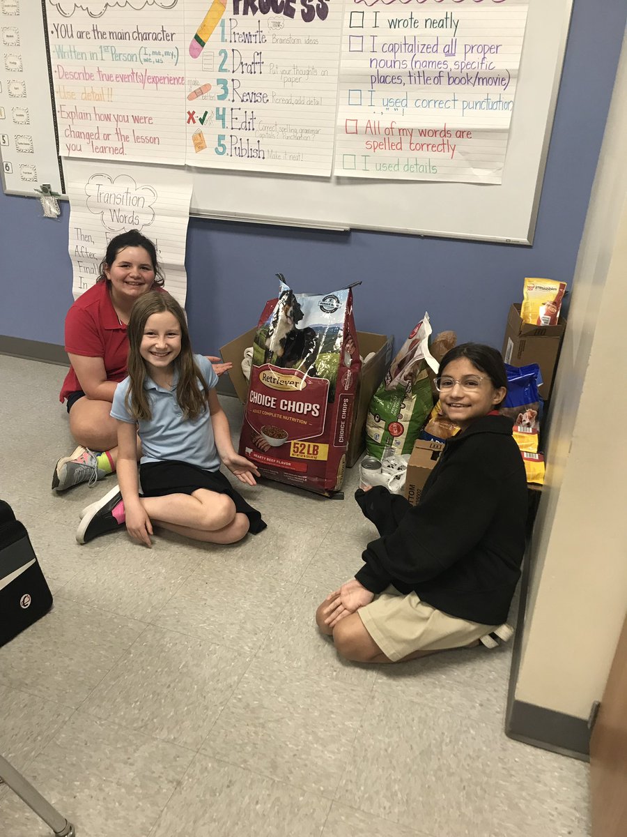 lcs_denver's tweet photo. Our 4th grade students have successfully collected over 1,600 pounds of pet food this school year in addition to other pet needs and supplies. We are so proud of our Eagles and their families! πΆπ
#lincolncharterexperience #lcsservice https://t.co/gPkMHKPAk2
