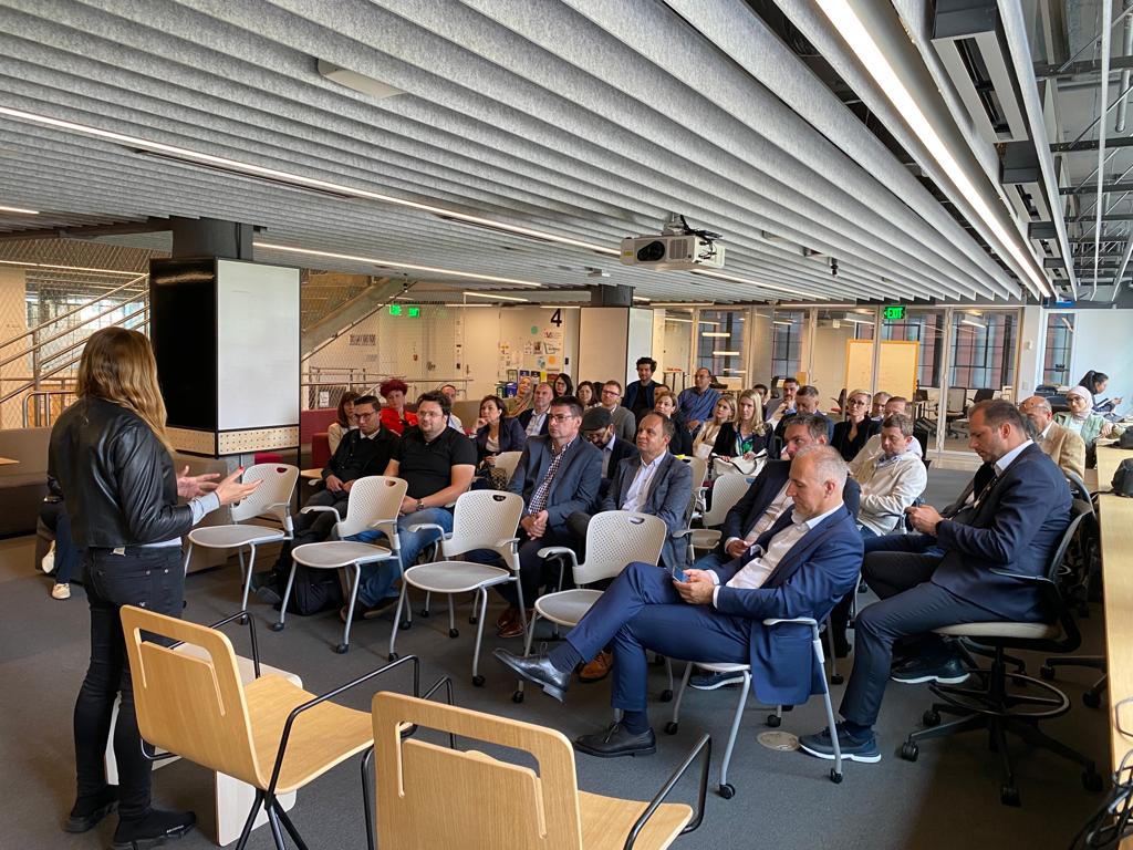 MITKuoSharper's tweet photo. This week we welcome two delegations – executives from Bosnia studying MIT’s innovation ecosystem, led by MIT alum Ned Lomigora, &amp; the winning entrepreneurs from #BRAIN4DeepTech with @OpenstartupTN, a program building the foundation of deep tech in Africa.

#WeAreLegatum https://t.co/VJ4BMMajKE