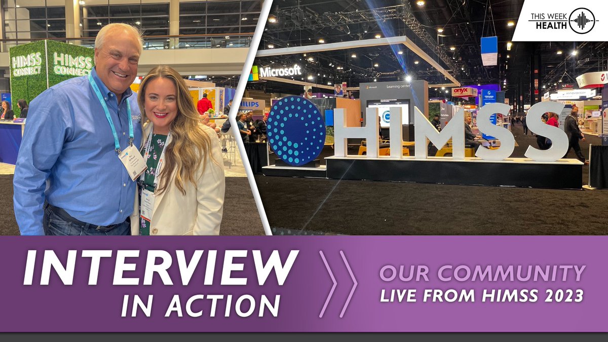 ThisWeekHealth's tweet photo. What challenges do women face in healthcare technology?

Hear some insights from @HITeaWithGrace, host of "Hit Like a Girl" podcast in this #interviewinaction.

Listen now: https://t.co/TOAPOIearP  

#HIMSS23 #womenintech #healthcare #leadership. https://t.co/OpKx83dvdP