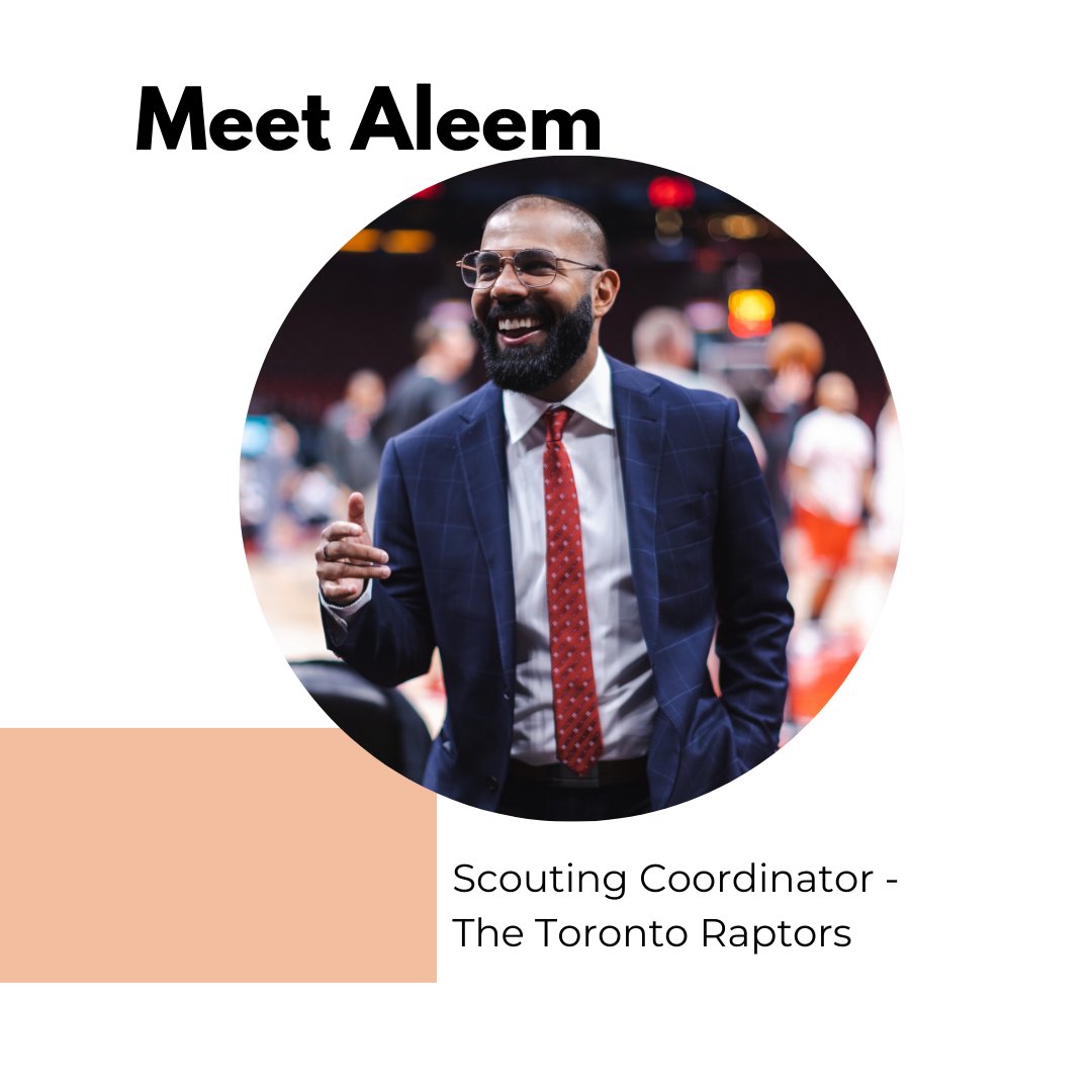 Meet Aleem Hassanali, Scouting Coordinator for the Toronto Raptors. He scouts college players, tracks NBA players, and identifies international talent. A former Atlanta Dream intern, he's now a key player in the Raptors' success. #TorontoRaptors #NBA