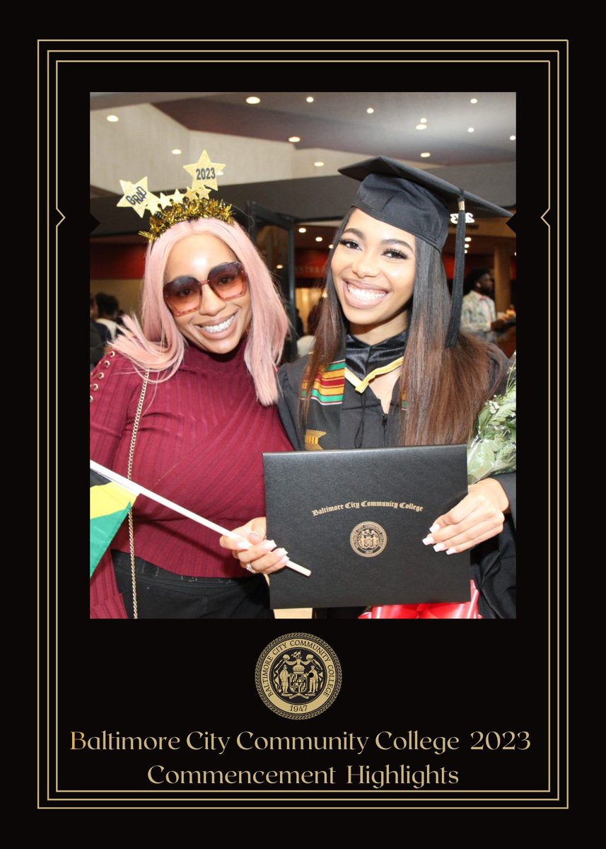 my_bccc's tweet photo. There were lots of smiles on the faces of happy students and proud loved ones. Baltimore City Community College is tremendously proud of the graduating class of 2023! Well done scholars!
#BCCCstrong #BCCCcommencement #pantherpride https://t.co/T1LkVTsSSt