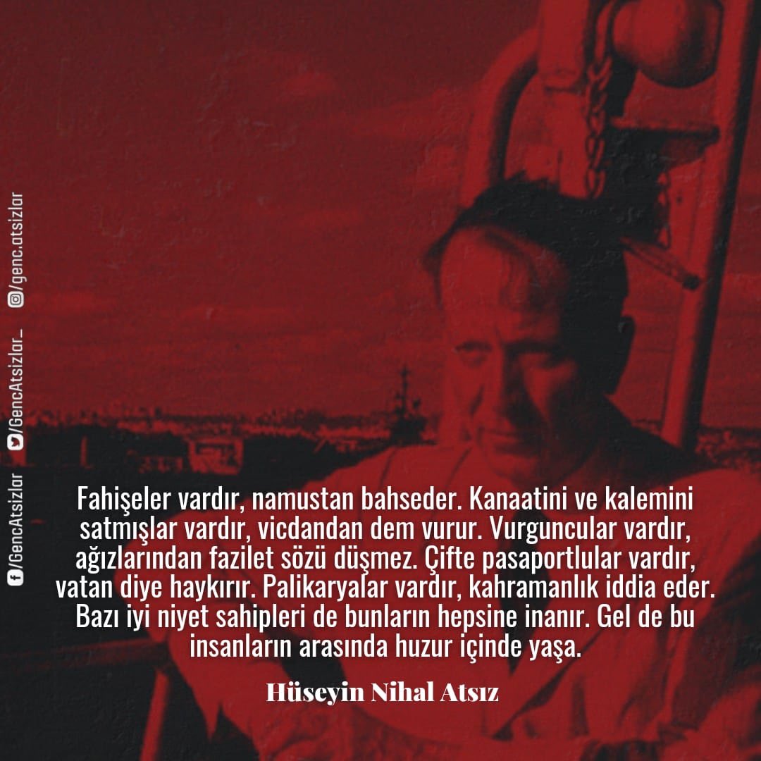 istanbulotuken's tweet photo. Fahişeler vardır, namustan bahseder. Kanaatini ve kalemini satmışlar vardır, vicdandan dem vurur. Vurguncular vardır, ağızlarından fazilet sözü düşmez. Çifte pasaportlular vardır, vatan diye haykırır. Palikaryalar vardır, kahramanlık iddia eder. https://t.co/MXsN0u84TI