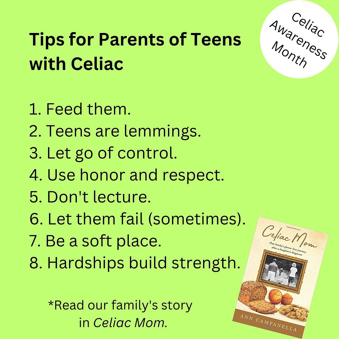 Do you have a teen with #celiac disease? Check out these tips. #celiacawareness amazon.com/Celiac-Mom-glu…