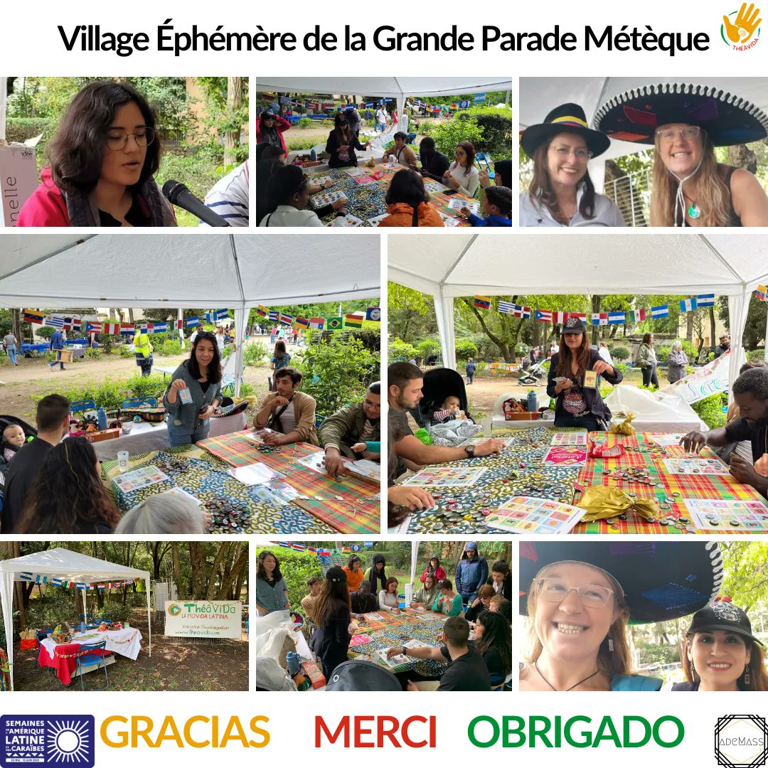 Theavida's tweet photo. ¡ GRACIAS ! 😋

Merci beaucoup à tous ceux qui sont venus jouer avec nous une partie de "Lotería Latinoamericana" ! 🤩

#ThéâViDa #Loteria #Ademass #GrandeParadeMeteque #VillageEphemere #latinos #latinosenmontpellier #Montpellier #montpelliernow #holamontpellier #olamontpellier https://t.co/gnkwTsRTT6