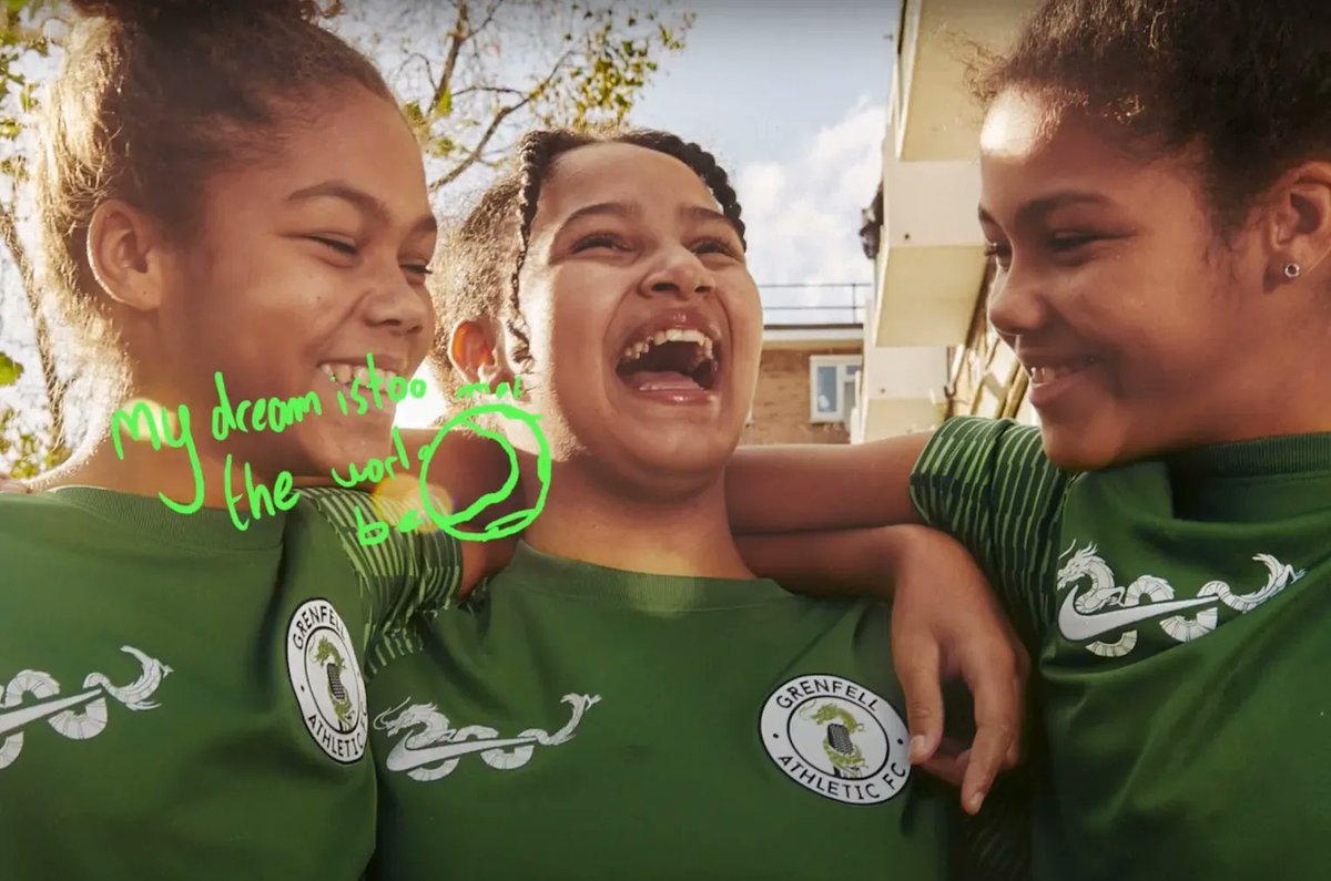 Brilliant Nike AJ Tracey campaign raises funds for Grenfell Athletic FC &gt; bit.ly/3Ie2arU