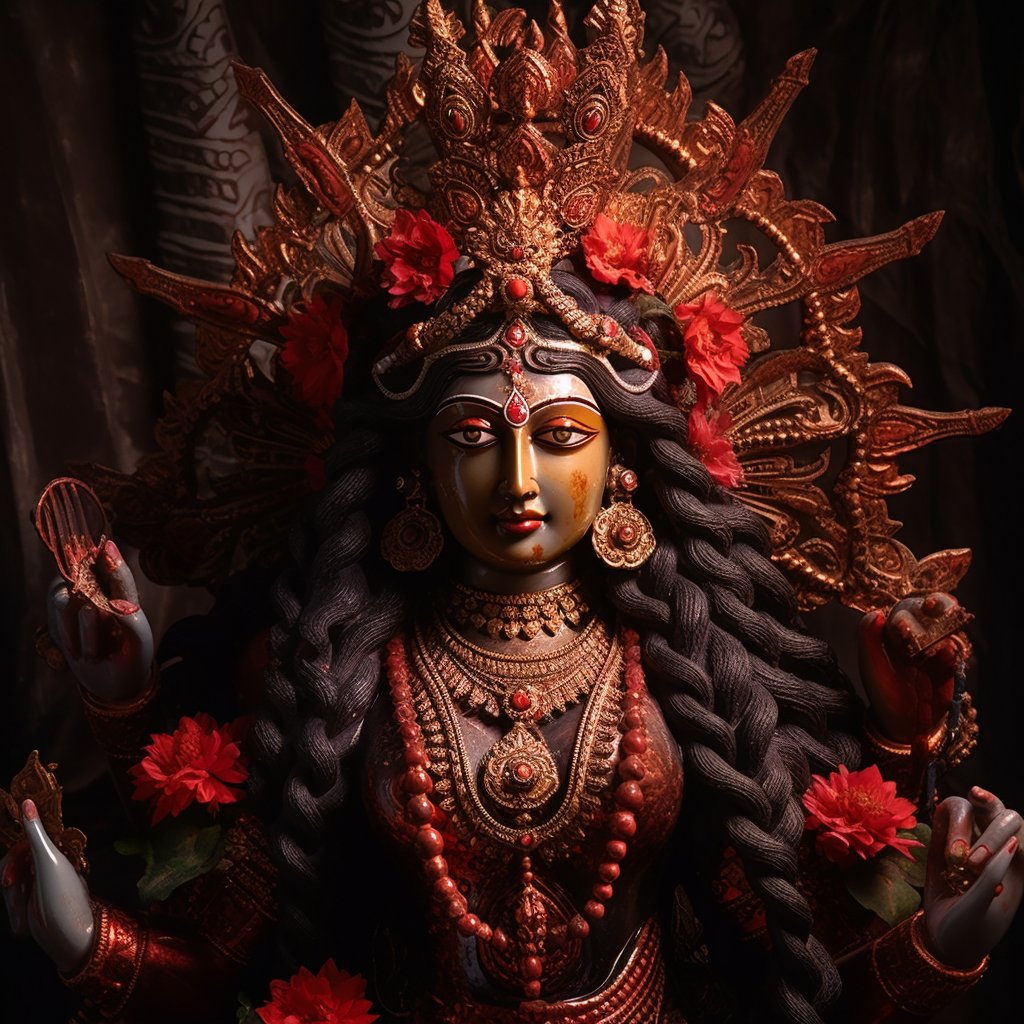 himanshurb's tweet photo. Experimented with generative AI recently, prompted my way through mesmerizing photographs of my religion's gods and goddesses. Hope you all like them as well. 🙏

#midjourneyv5 #hinduism #LORDSHIVA #Hanuman #tirupatibalaji #maakali #generativeart #blissful #art https://t.co/L1GT7Mtwjr