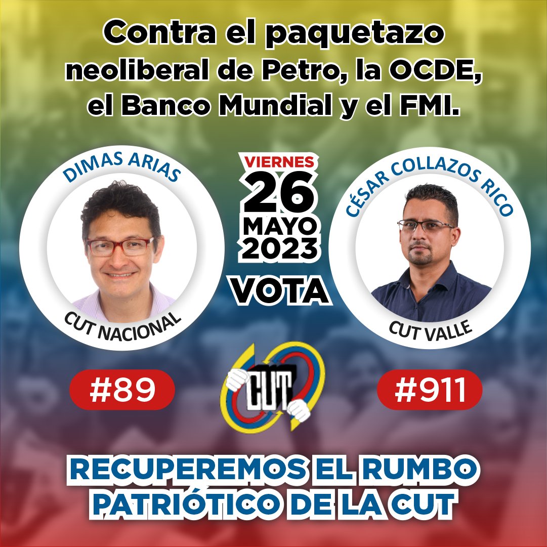 KollCesar's tweet photo. Excelente jornada con @DimasAndresAria y la Junta directiva #UGTIBuga. Analizando cómo la política del #FMI que ejecuta #Petro agrava la difícil situación de los trabajadores informales e independientes. Vital ejercer oposición y resistencia civil, por bienestar de la gente. https://t.co/RrckRJJEoI