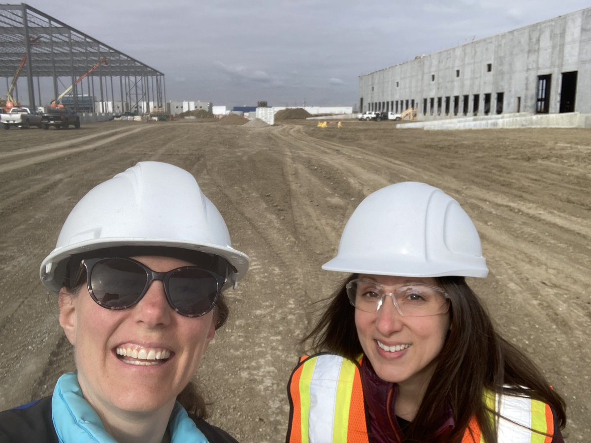 📷 Check out Katie &amp; Jen completing an Erosion/Sediment Control Plan &amp; Indoor Air Quality Assessment. As of May 1, LEED inspections are bi-weekly! Remember your dust control plans in the heat &amp; wind. Stay hydrated, everyone! 💦 #Sustainability #LEED #DustControl