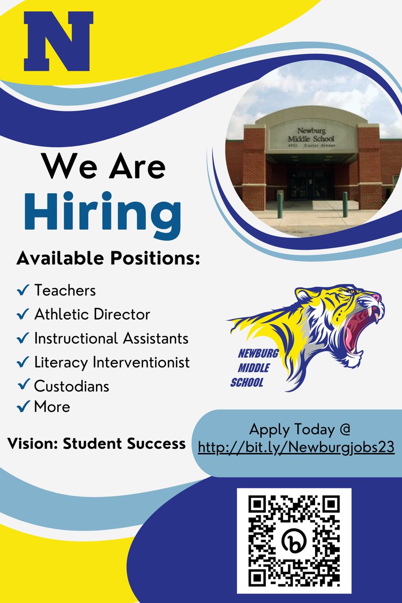 Newburg Middle School Tigers (@newburg_ms) on Twitter photo Come Join Tiger Nation!! @NewburgNation <a href="/Newburg_JCPS/">Newburg Middle School</a> <a href="/Ms_SJohnson/">Dr. Shamika Johnson</a>
applitrack.com/jefferson/onli… Come Join Tiger Nation!! @NewburgNation <a href="/Newburg_JCPS/">Newburg Middle School</a> <a href="/Ms_SJohnson/">Dr. Shamika Johnson</a>
applitrack.com/jefferson/onli…