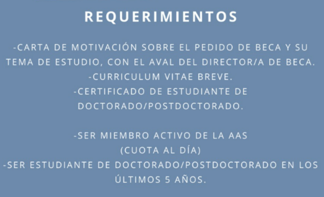 RAS2023LAPLATA's tweet photo. Los requerimientos para acceder a ellas son: https://t.co/uxf2haewQU