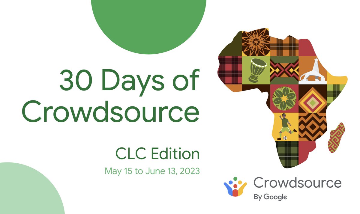 Excited to kick off the #30DaysOfCrowdSource challenge today 🔥

Over the next 30 days, I'll be joining other participants from Sub-saharan Africa to contribute to Google AI through #GoogleCrowdsource.

Can't wait to see the impact we'll make together! Let's gooo 🚀🌟