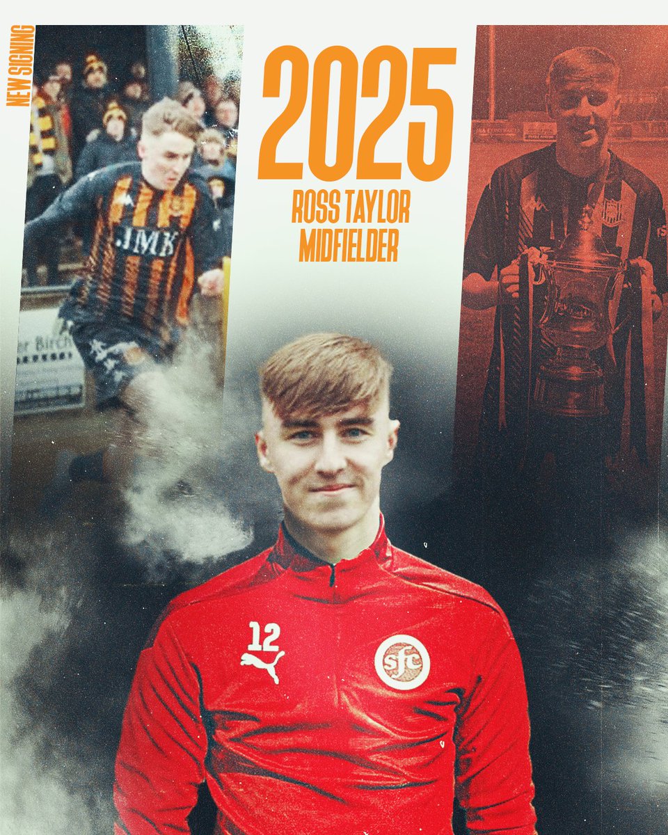 StenhousemuirFC's tweet photo. 𝗪𝗘𝗟𝗖𝗢𝗠𝗘 | 𝗥𝗢𝗦𝗦 𝗧𝗔𝗬𝗟𝗢𝗥

@rosstaylor42 becomes The Warrior's second signing of the season as he agrees to join the club from Auchinleck Talbot on a two year deal

Welcome to The Warriors Ross ⚔️

Read all about it - https://t.co/ymtMhaRLEB https://t.co/geZDCBJZx3